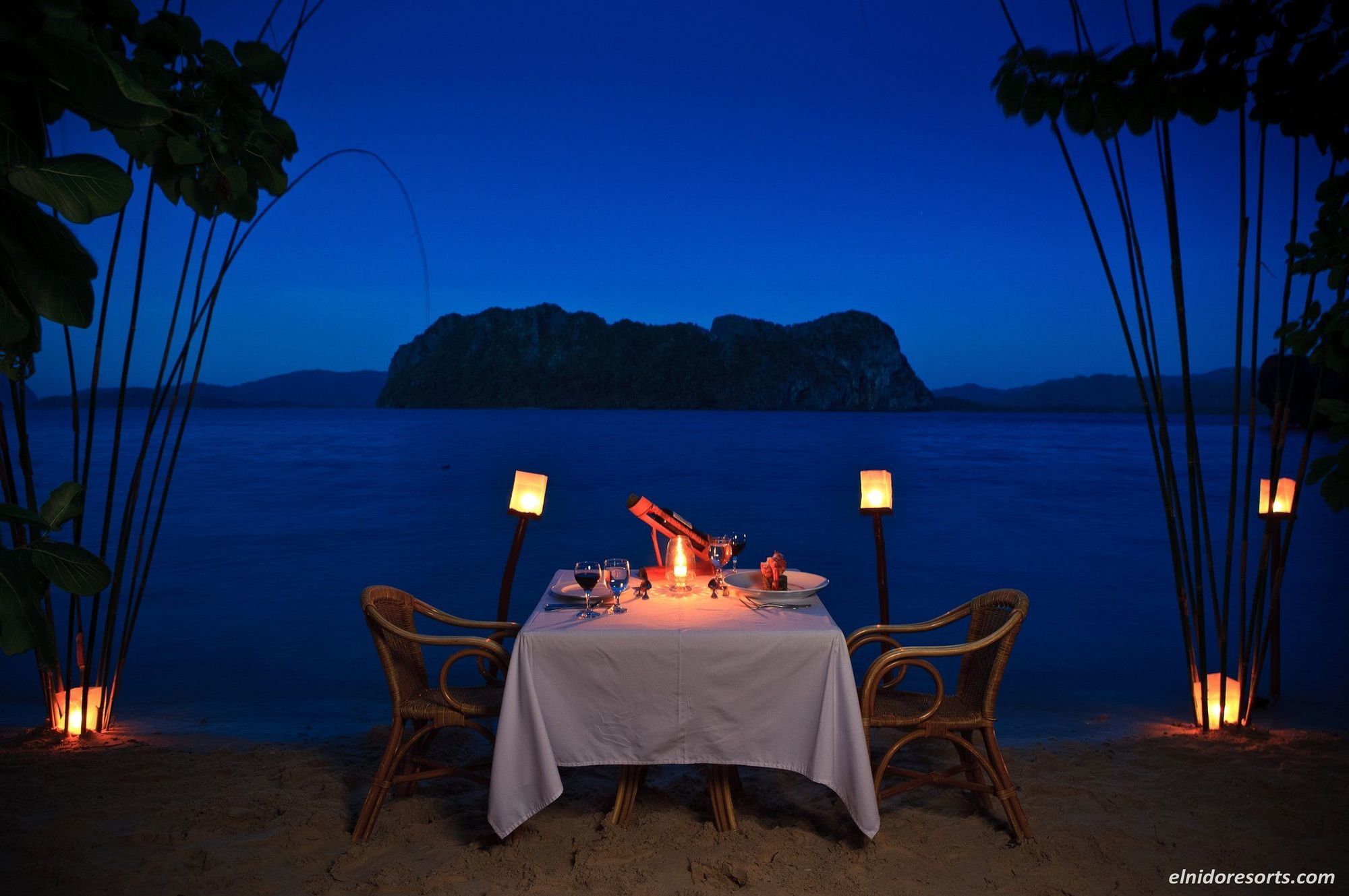 El Nido Resorts Pangulasian Island Ресторан фото